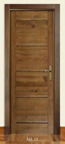 puerta interior de madera maciza modelo 19
