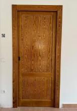 puerta interior madera estilo rústica