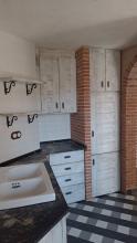 puertas blancas cocina
